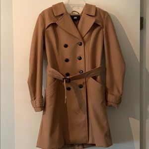 H&M Tan Coat Size 6
